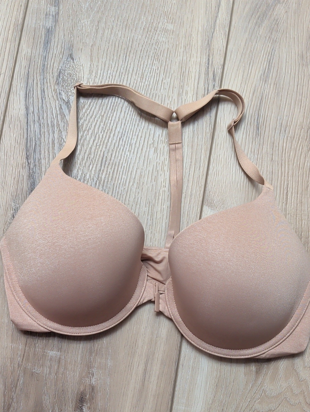 Victoria's Secret Nude Racerback Semi Demi Bra